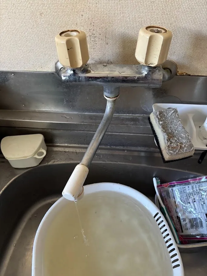 キッチン水栓取替工事